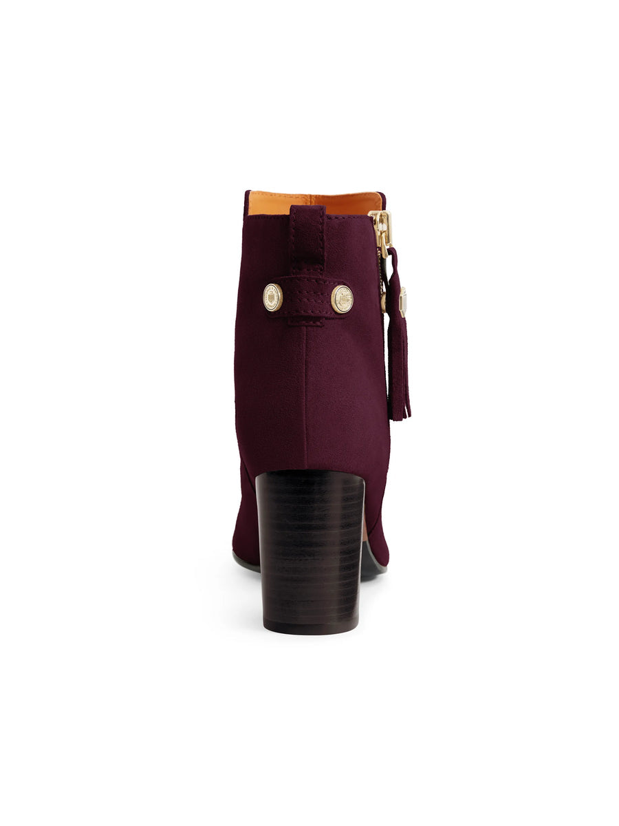 OAKHAM
Elderberry Heeled Ankle Boots