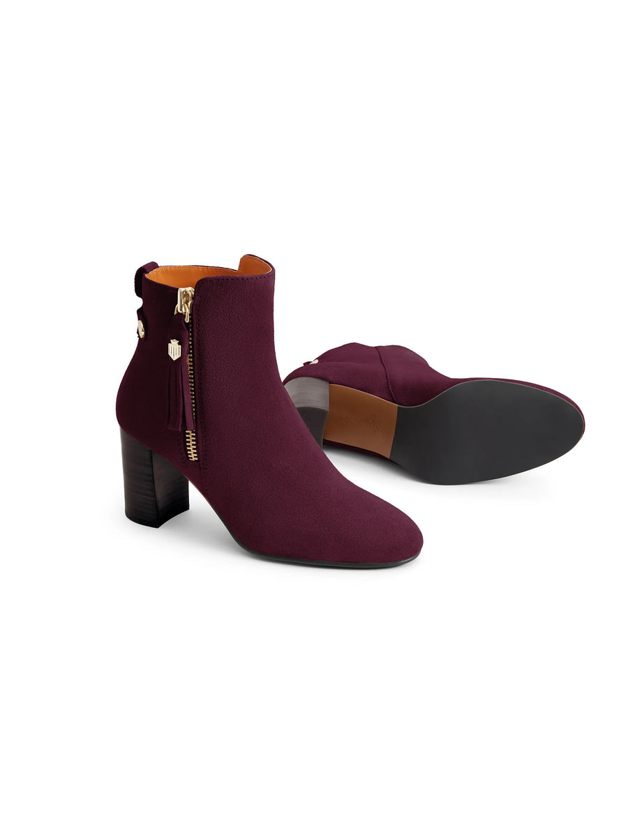 OAKHAM
Elderberry Heeled Ankle Boots