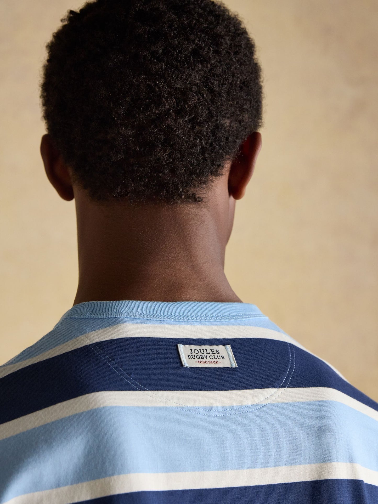Rugby Club Navy Crew Neck Cotton T-Shirt