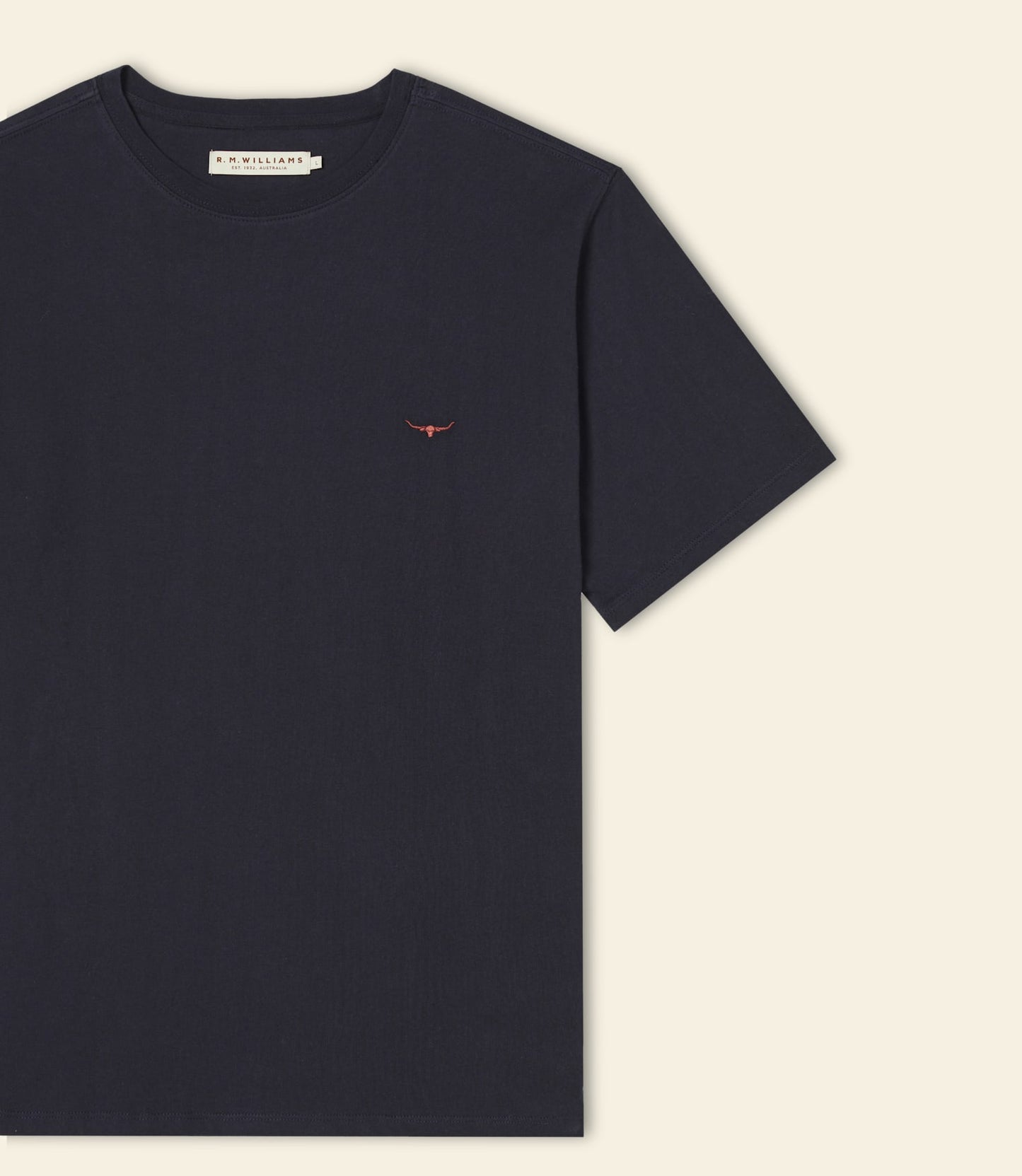 Parson T-Shirt Navy/Chestnut