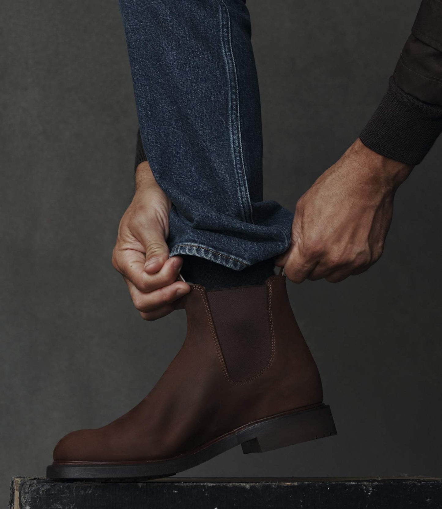 Gardener boot – bark oiled nubuck leather