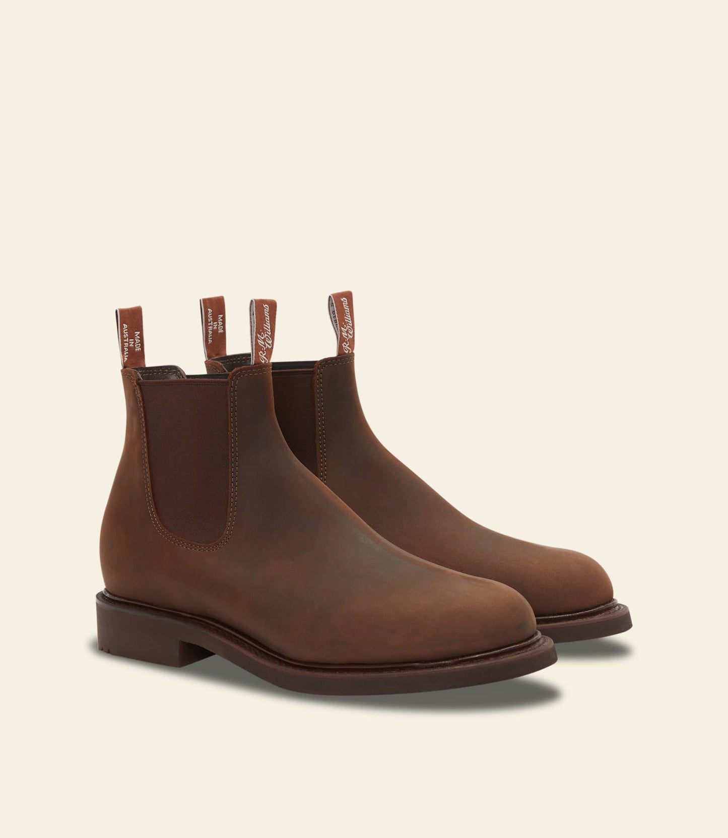 Gardener boot – bark oiled nubuck leather