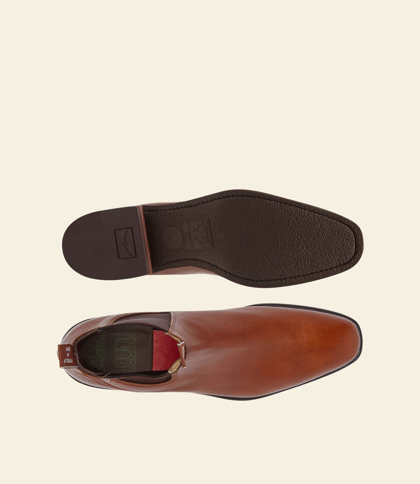 Craftsman boot – tanbark kangaroo leather