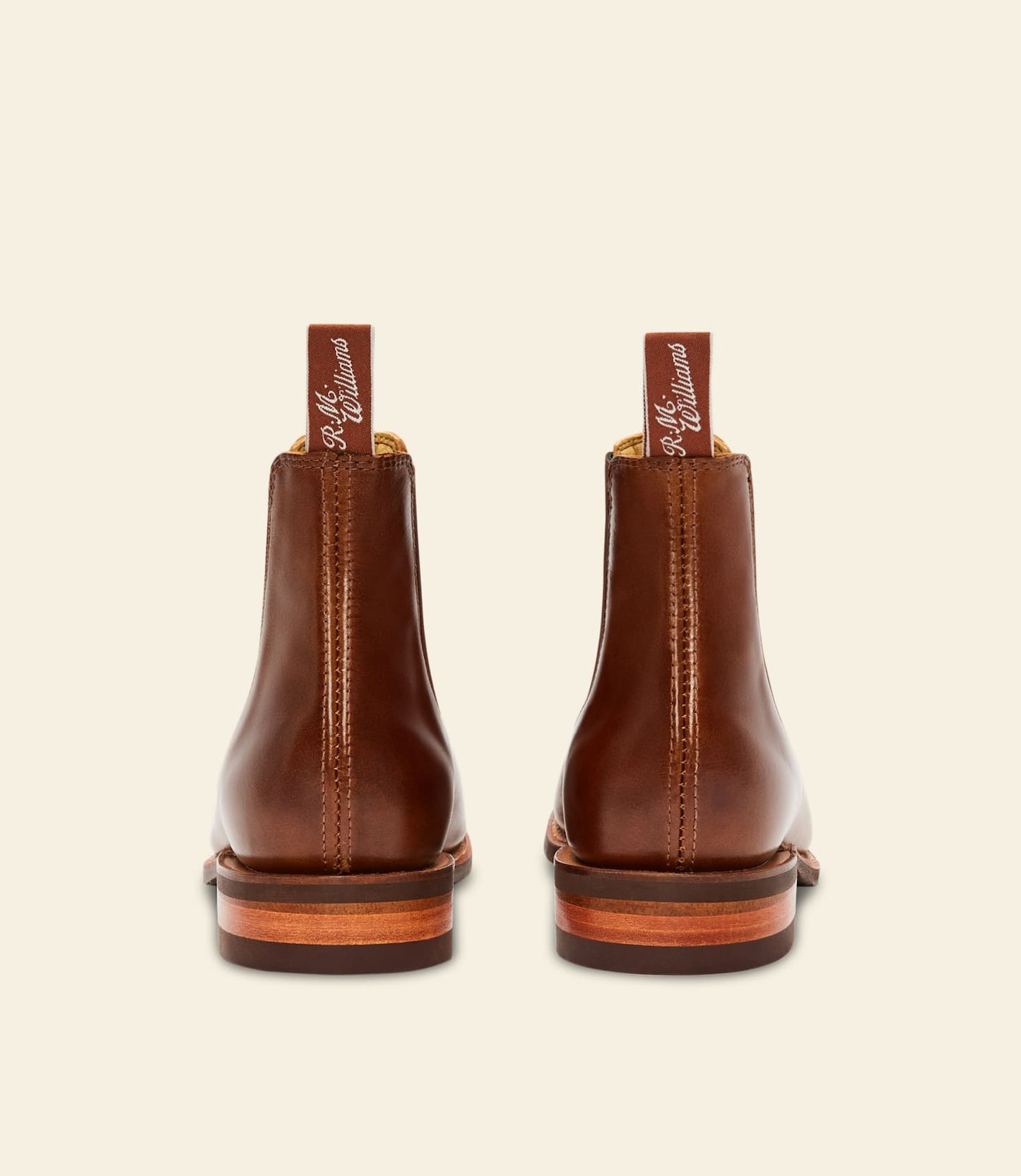 Craftsman boot – caramel pull-up leather