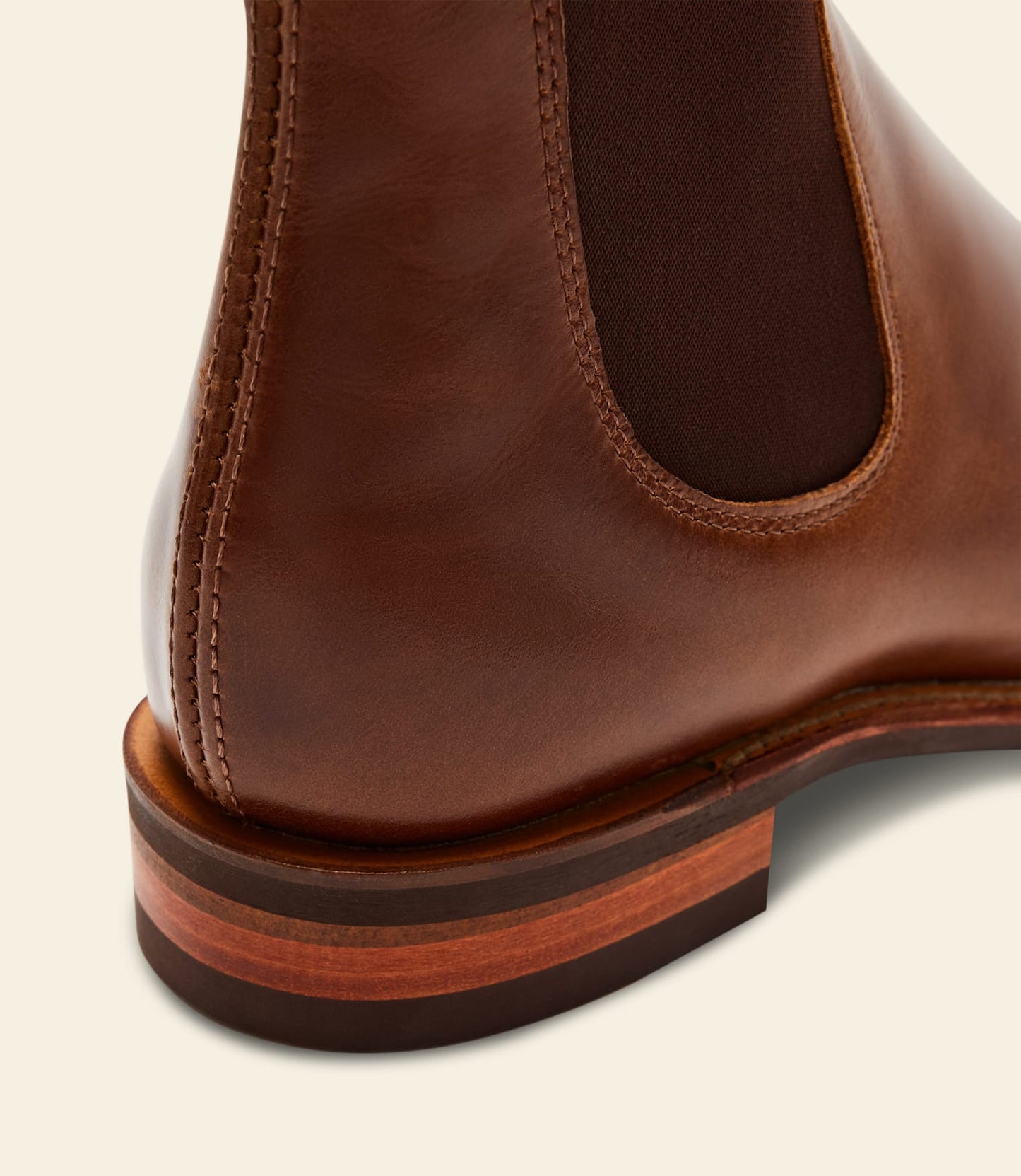 Craftsman boot – caramel pull-up leather