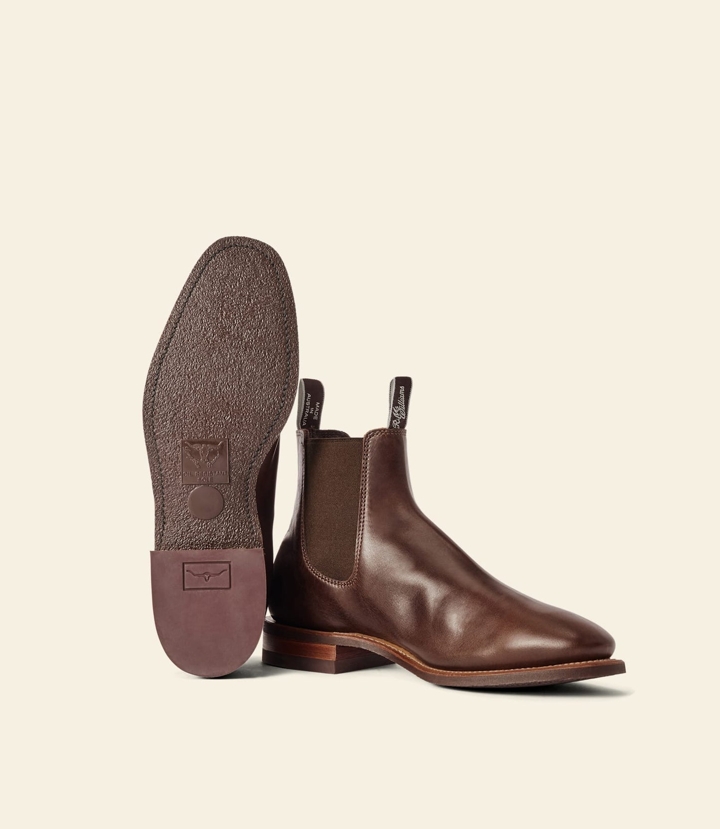 Craftsman boot – walnut pull-up leather
