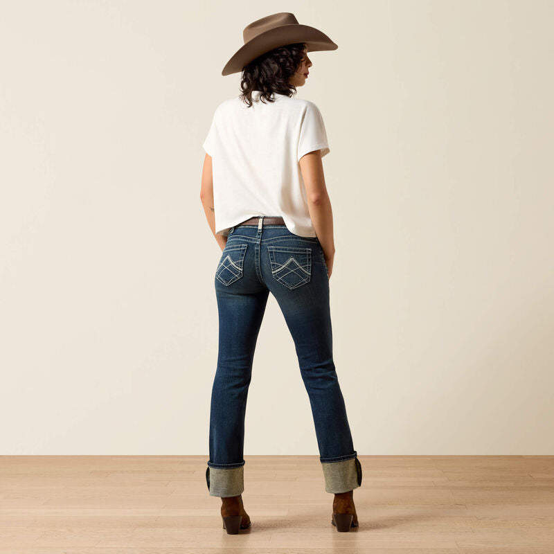 R.E.A.L. Mid Rise Icon Stackable Straight Leg Jean