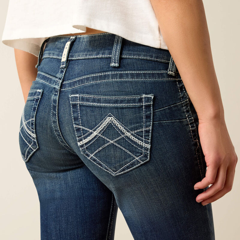 R.E.A.L. Mid Rise Icon Stackable Straight Leg Jean