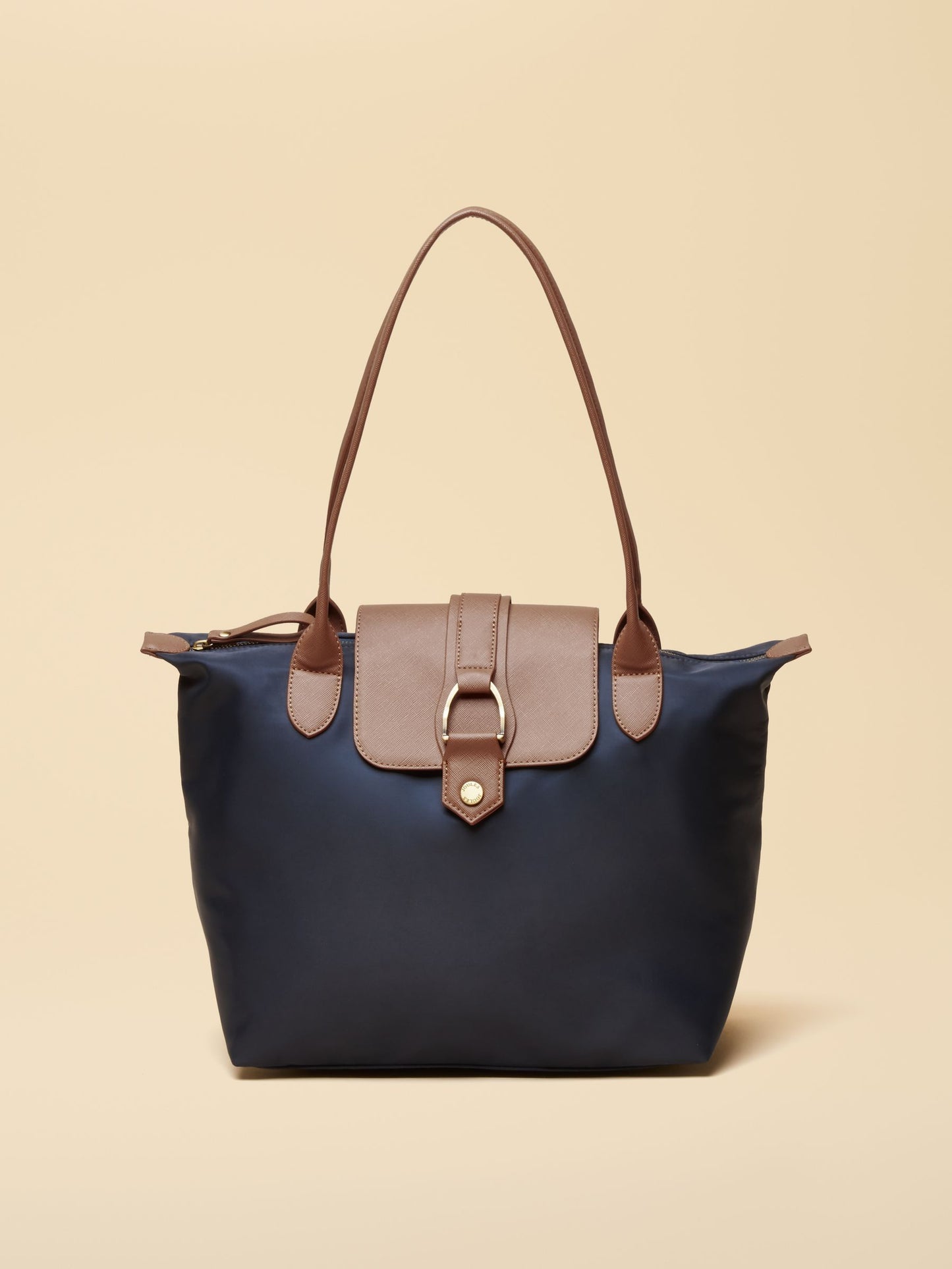 Edie Navy Shopper Bag