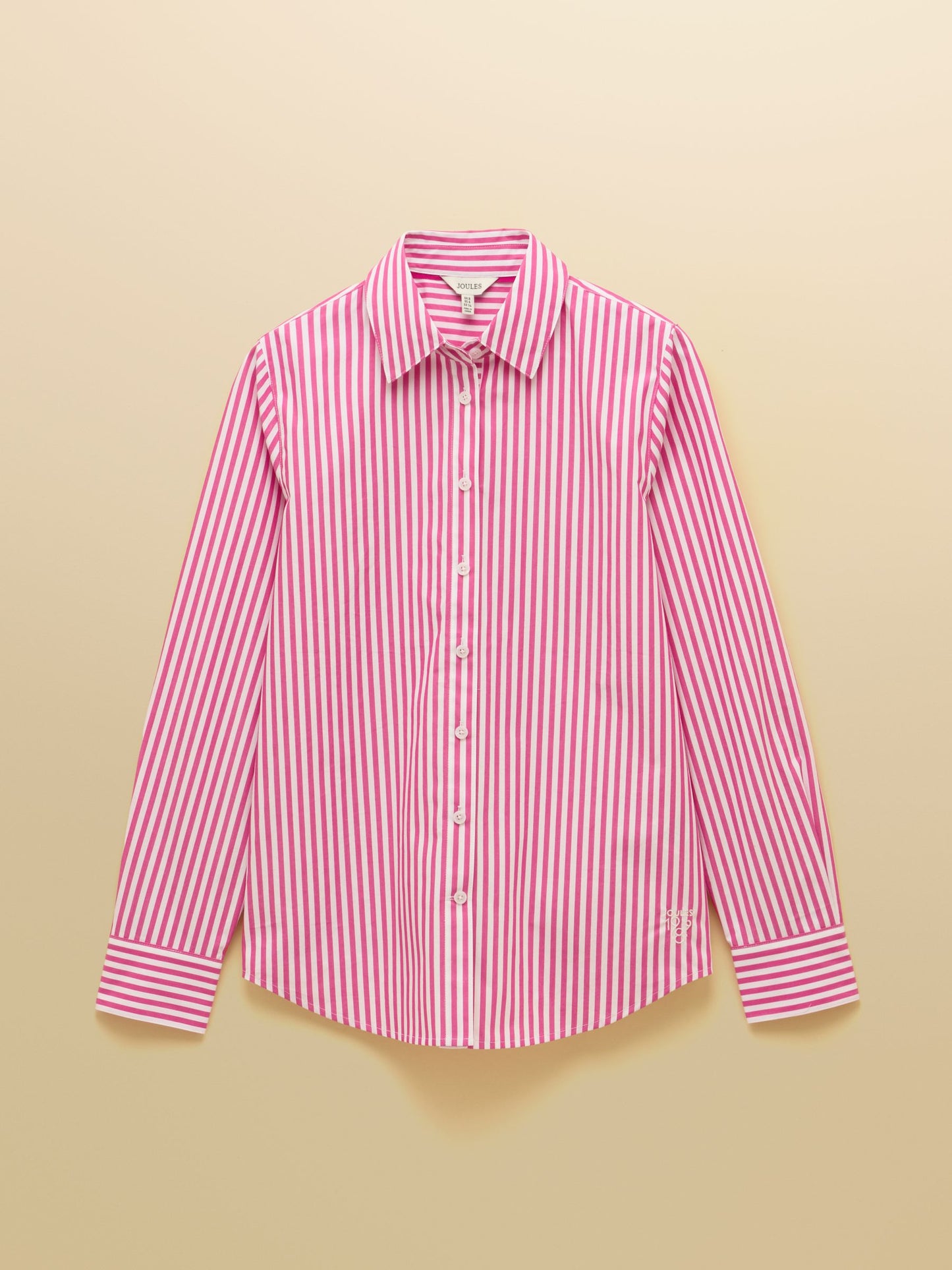 Classic Fit Pink Stripe Poplin Shirt