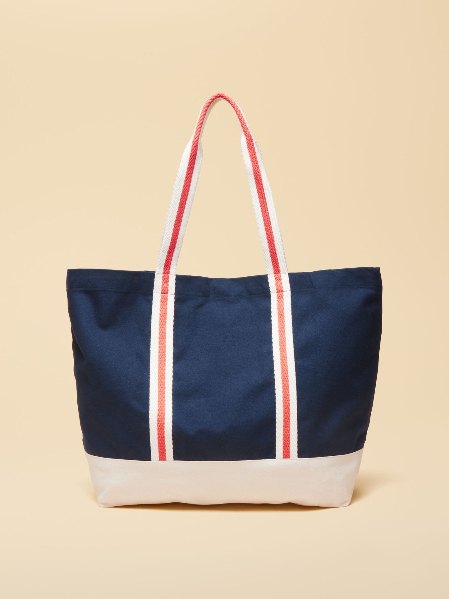Promenade Navy Canvas Tote