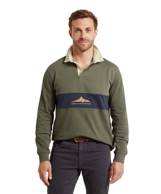 Saunton Rugby Top Beetle Green