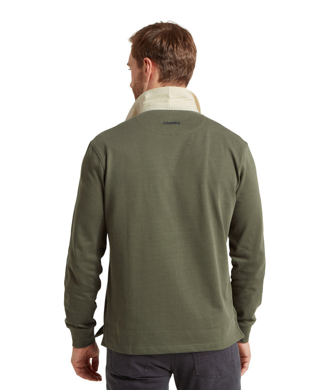 Saunton Rugby Top Beetle Green