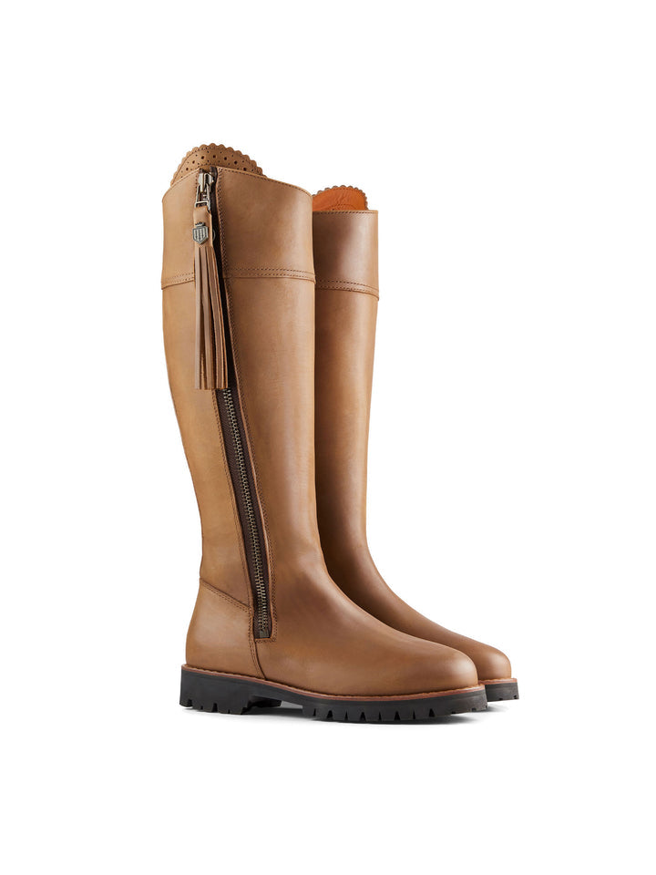 Explorer Oak Leather Waterproof Knee-High Boots Regular Fit