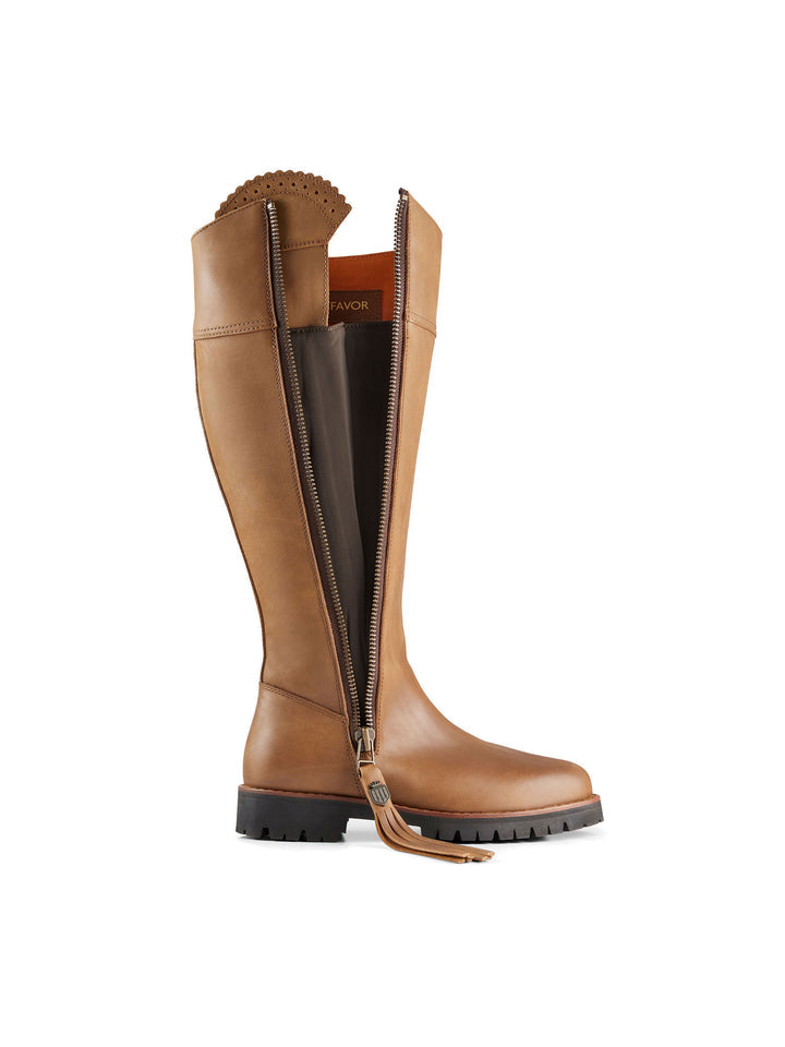 Explorer Oak Leather Waterproof Knee-High Boots Regular Fit