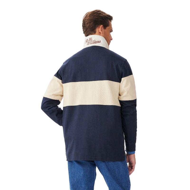 Heritage Panel Rugby Navy Sand