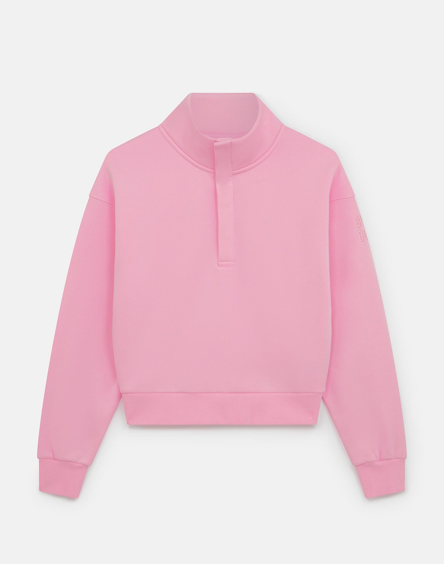 Daily Snap Collar Sweatshirt Pink Blossom
