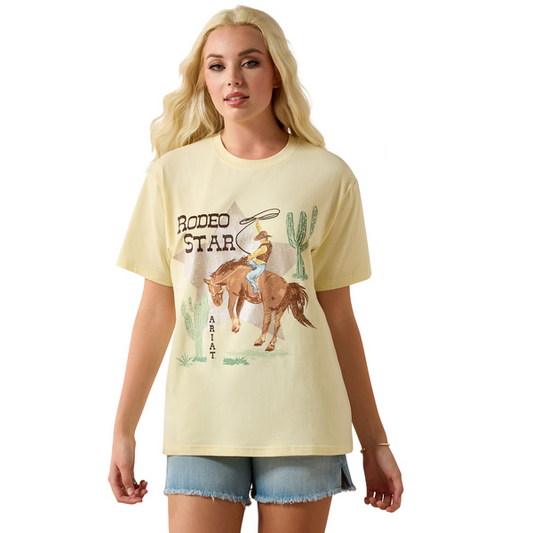 Rodeo Star Boyfriend T-Shirt Pear Sorbet
