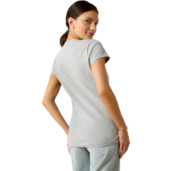 Vertical Logo T Shirt - Grey