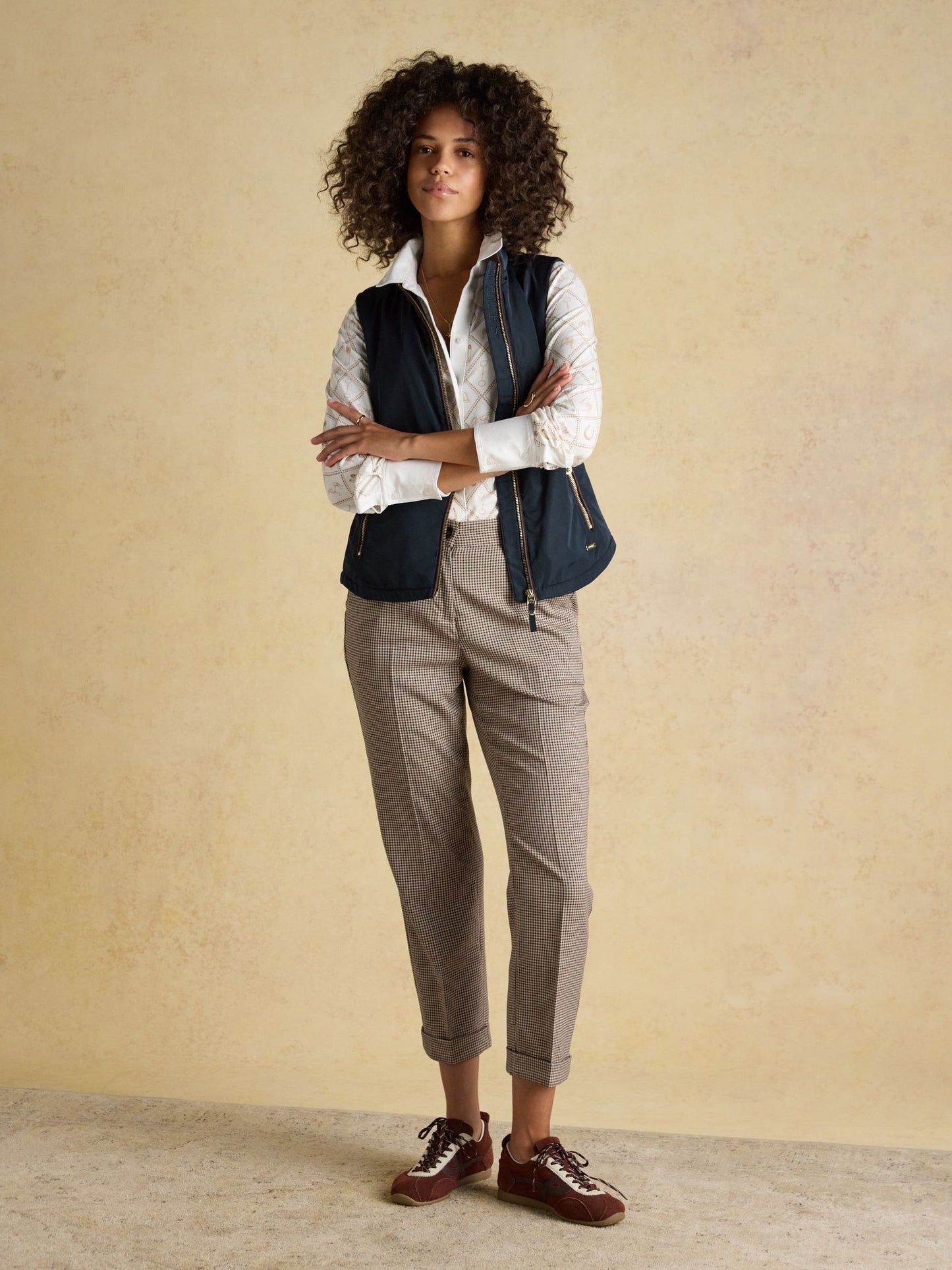 Farnham Navy Blue Fleece Lined Lightweight Gilet