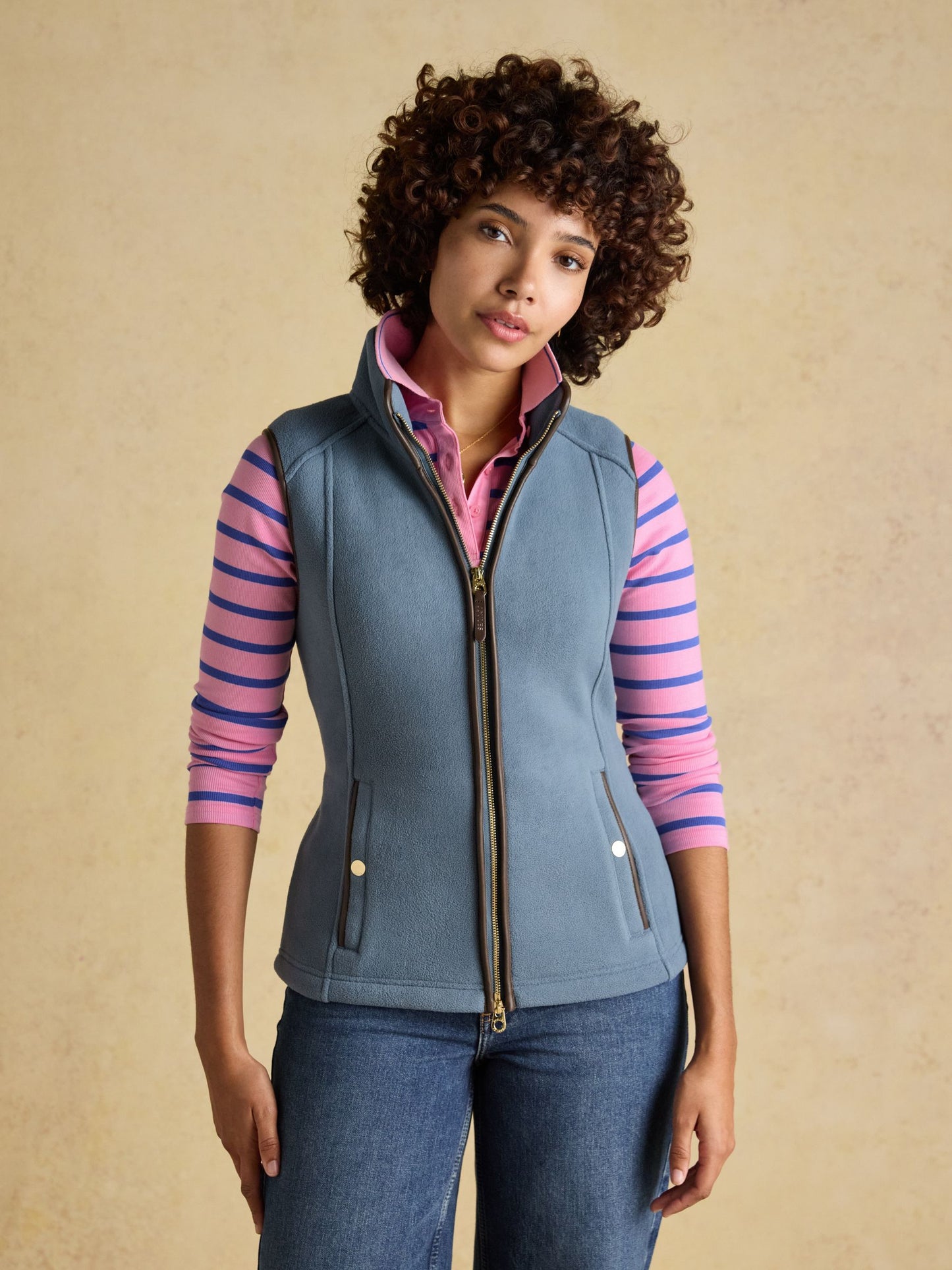 Heritage Blue Regular Fleece Gilet