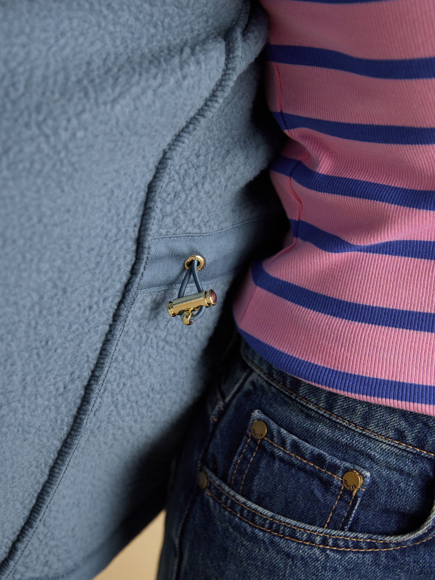 Heritage Blue Regular Fleece Gilet