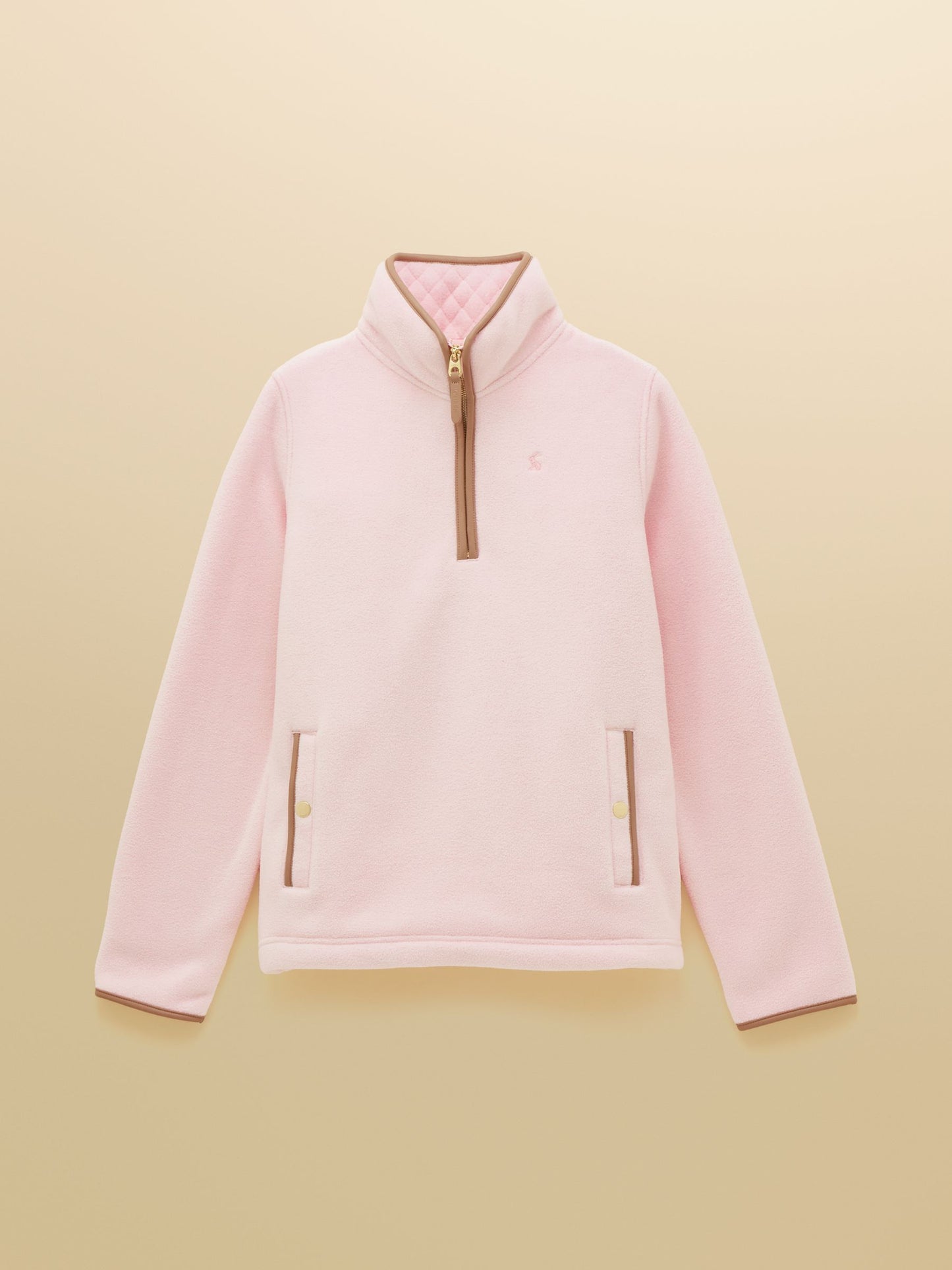 Heritage Light Pink Quarter Zip Polar Fleece