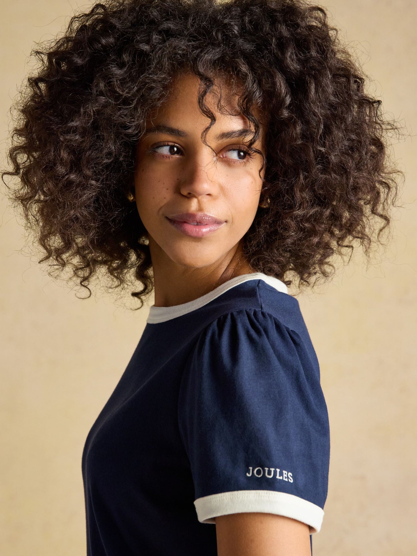 Erin Navy Short Sleeve Jersey T-Shirt