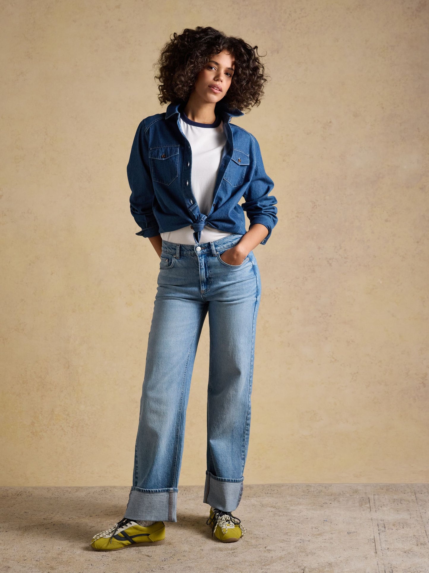 Erin Cream Short Sleeve Jersey T-Shirt