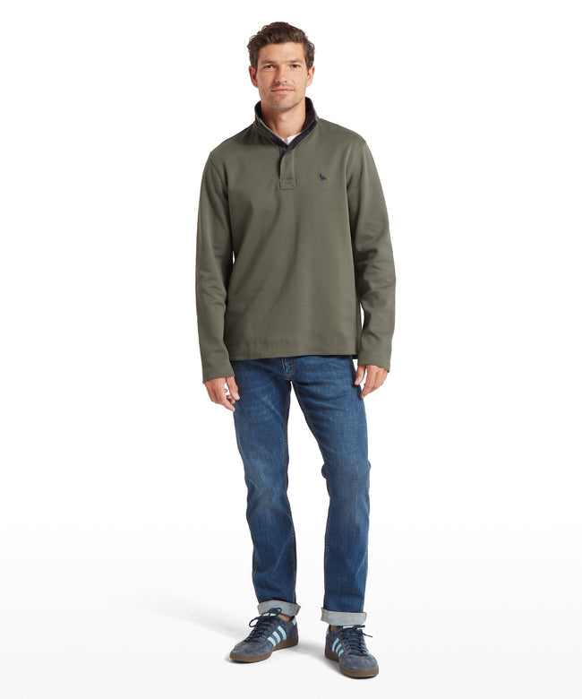 Branscombe Cove Sweatshirt Beetle Green