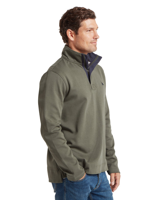 Branscombe Cove Sweatshirt Beetle Green