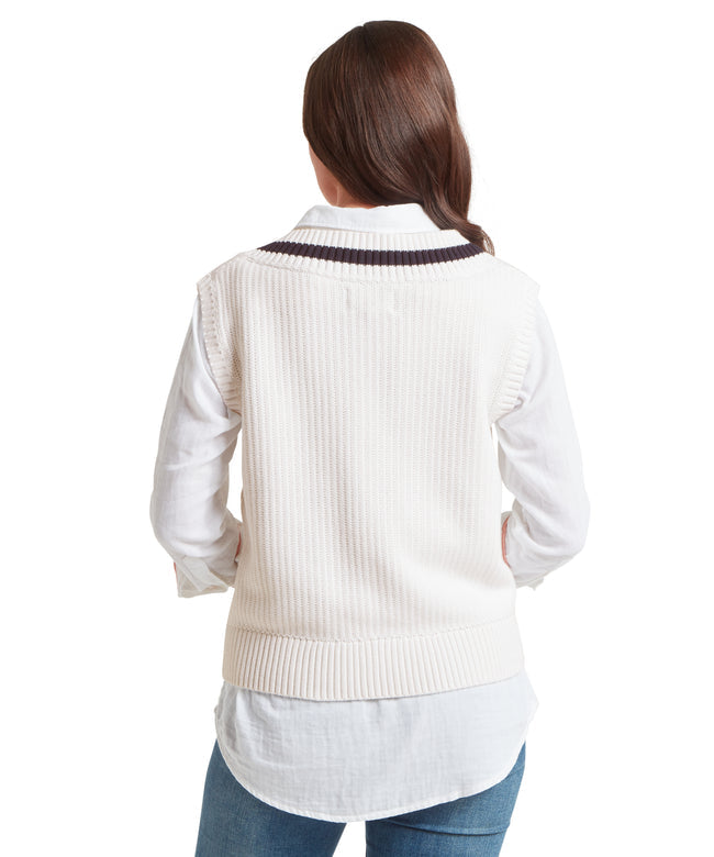 Hambledon Vest Soft White/Navy