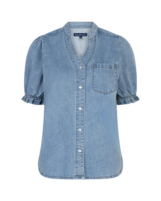 Victoria Blouse Denim Light Blue