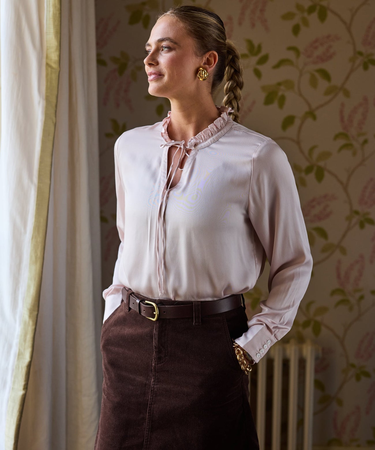 Kersey Blouse Hushed Violet