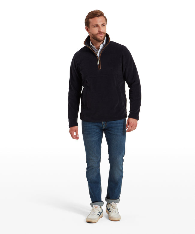 Berkeley Quarter Zip Fleece Gun Metal