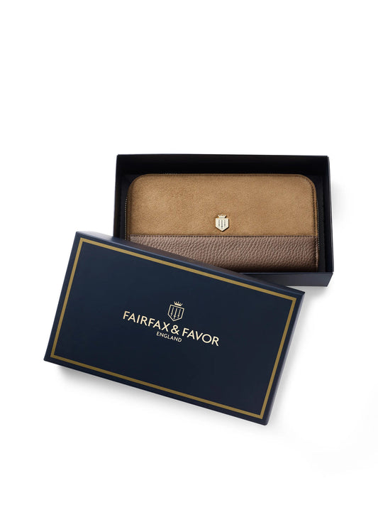 The Salisbury Women's Purse - Tan Suede