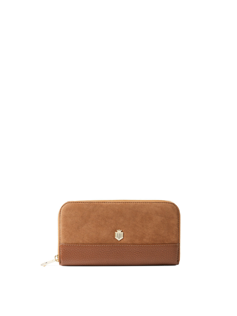The Salisbury Women's Purse - Tan Suede