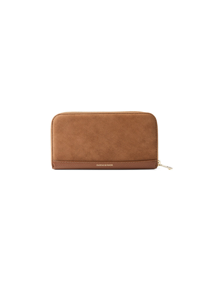 The Salisbury Women's Purse - Tan Suede