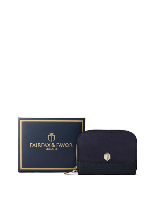 Mini Salisbury Purse - Navy Suede