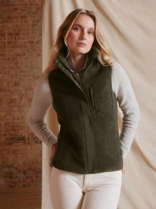 Agnes Khaki Gilet