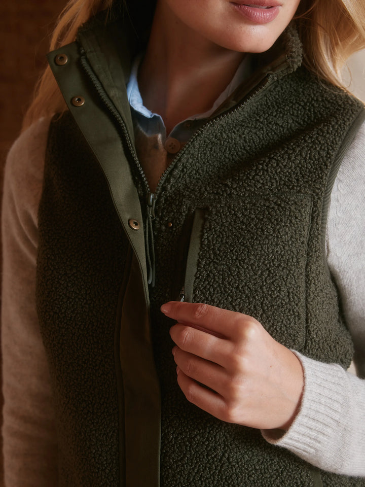 Agnes Khaki Gilet