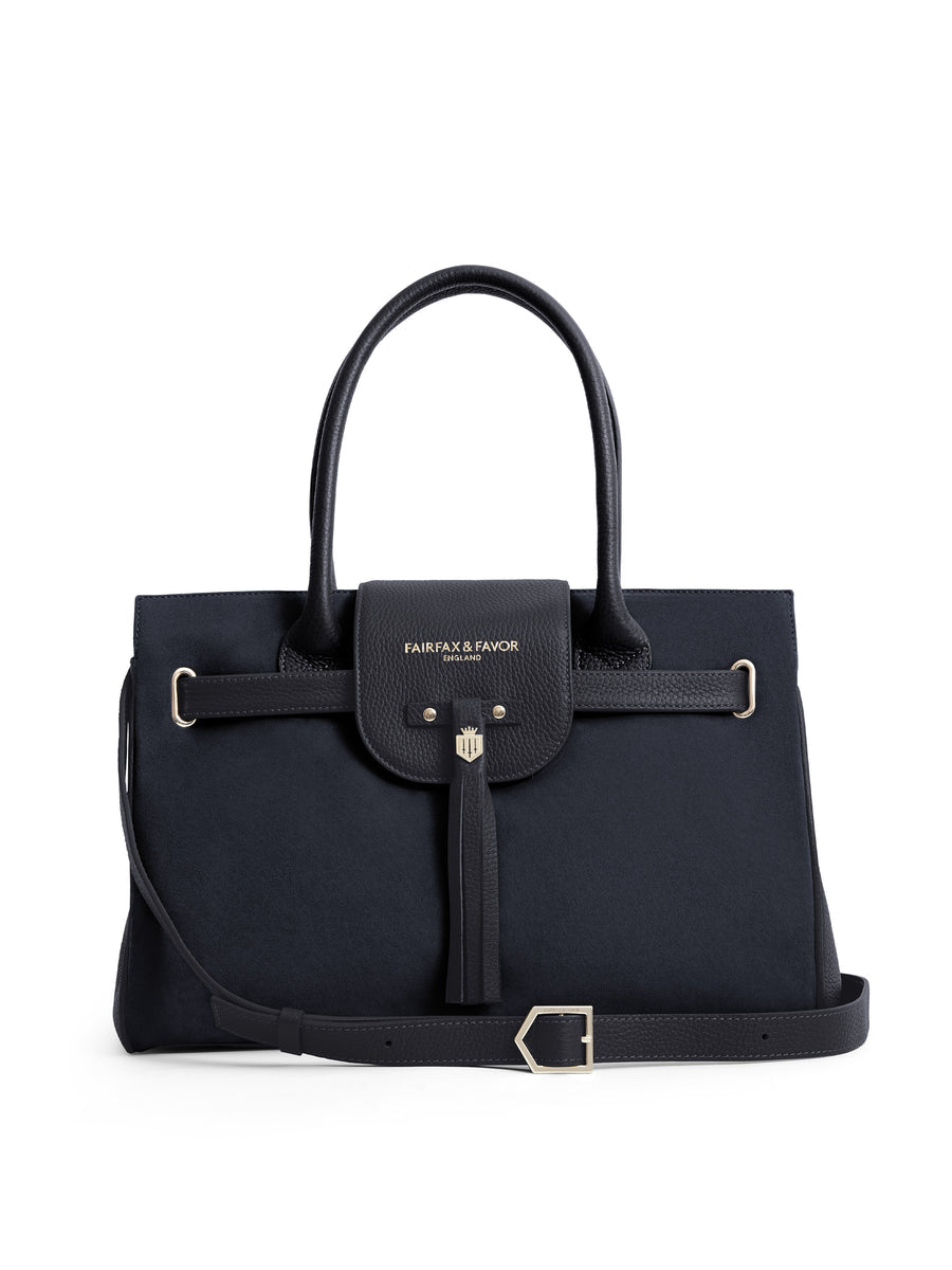 Windsor Navy Handbag
