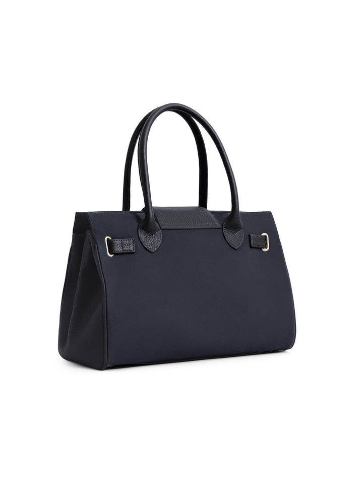 Windsor Navy Handbag