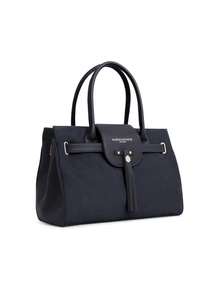 Windsor Navy Handbag