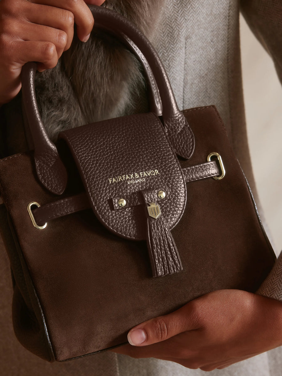 Windsor Chocolate Mini Handbag