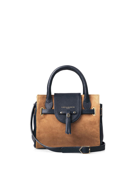 Windsor Tan & Navy Mini Handbag