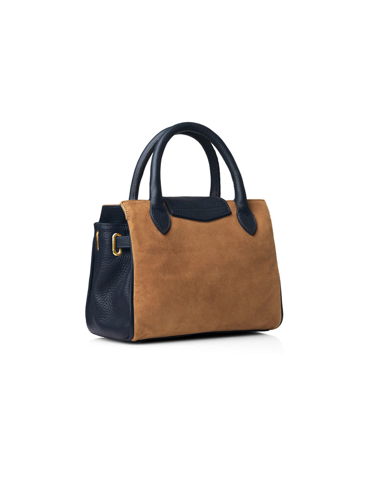 Windsor Tan & Navy Mini Handbag