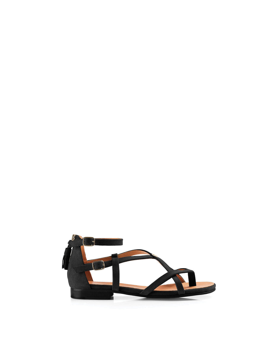 Brancaster Black Sandals
