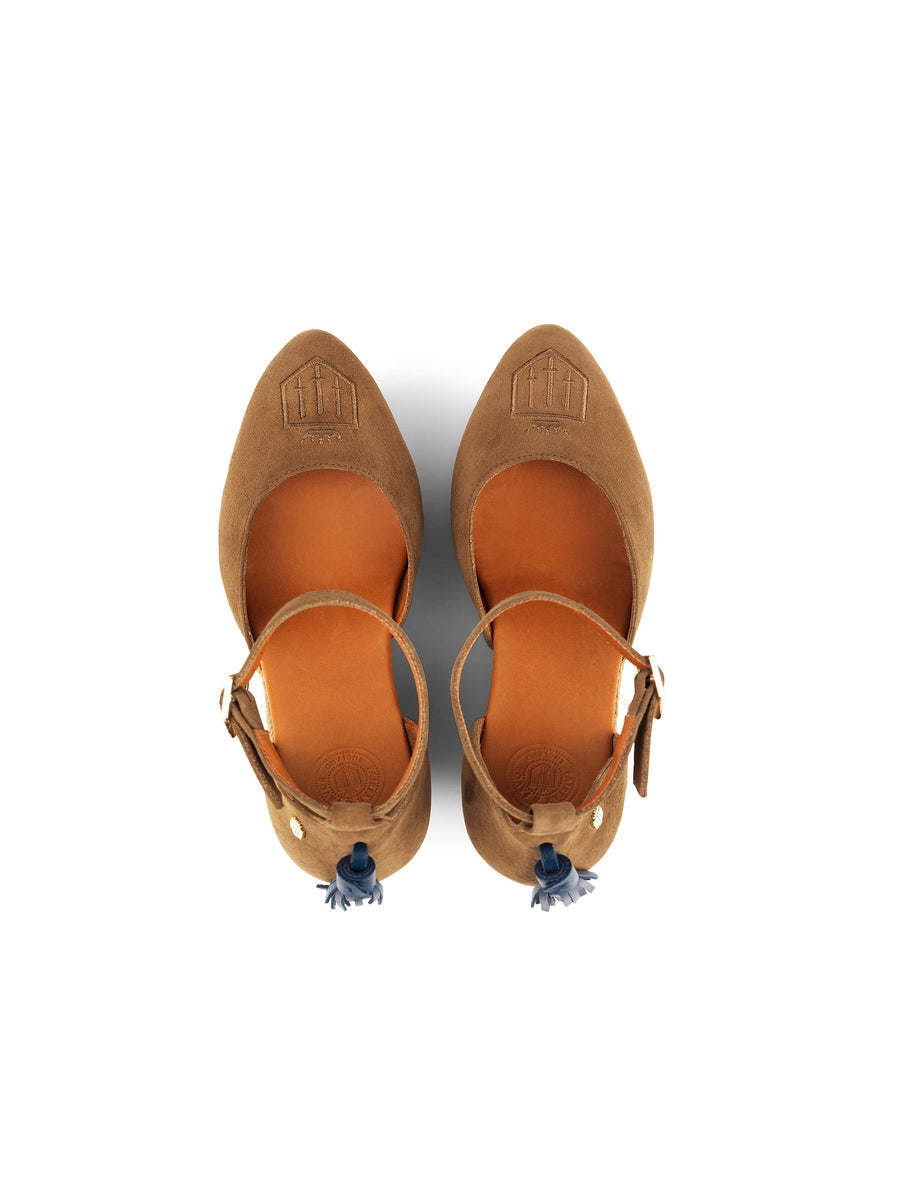 Monaco Tan Wedges