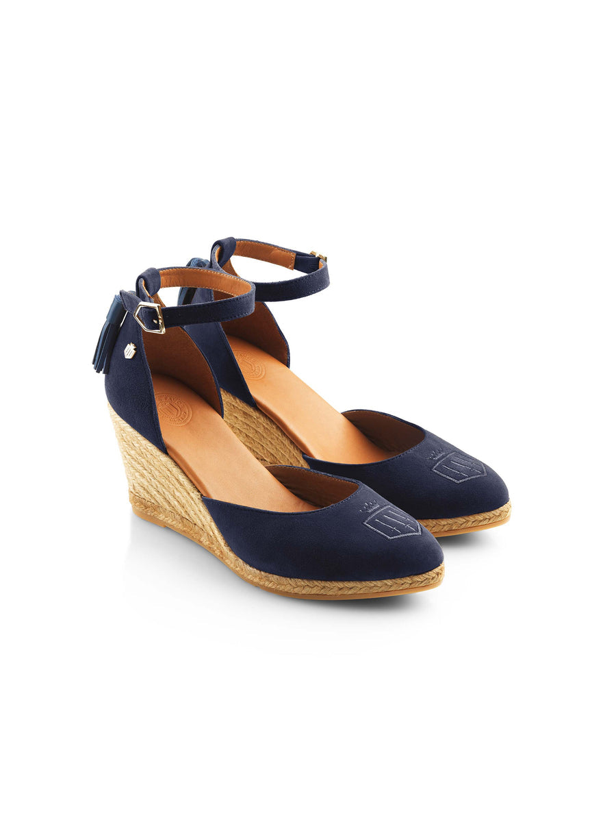 Monaco Navy Wedges